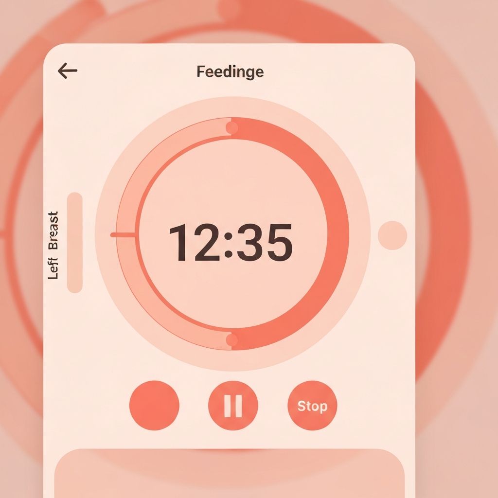 Feeding timer interface